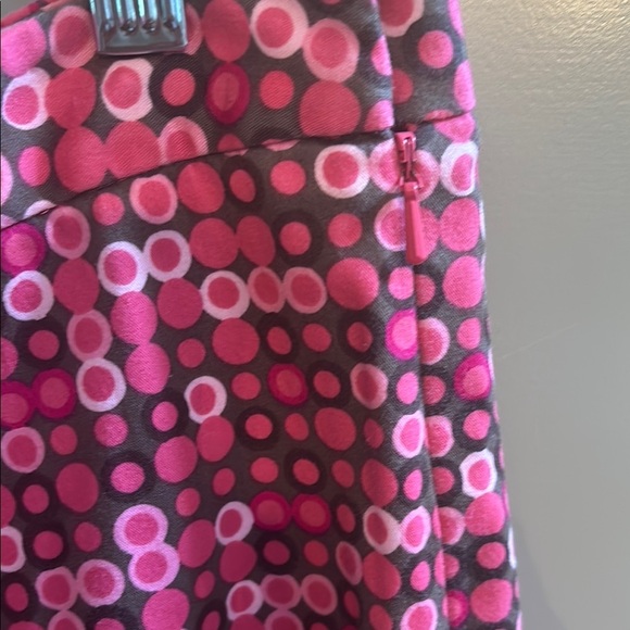 Sigrid Olsen Pink Patterned pants sz 14 - Picture 3 of 5